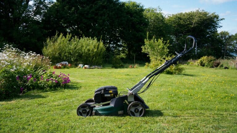 Portable lawn mower